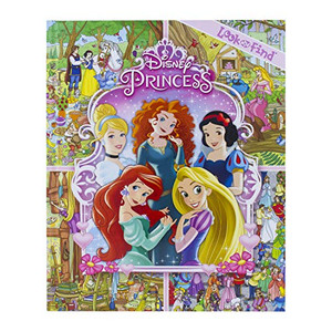 Disney Princess Cinderella, Tangled, Aladdin and More!- Look and Find Activity Book - PI Kids Disney Princess Cinderella, Tangled, Aladdin and More!- Look and Find Activity Book - PI Kids