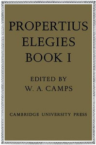 Propertius: Elegies: Book 1