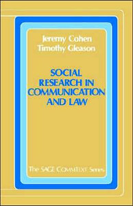 Social Research in Communication and Law