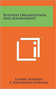 Business Organization and Management