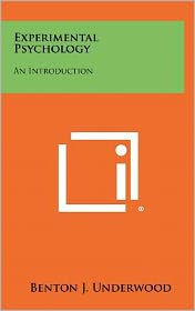 Experimental Psychology: An Introduction