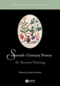Sixteenth-Century Poetry: An Annotated Anthology