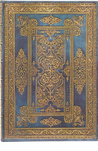 Blue Luxe MIDI Lined Hardcover Journal, 144pg, 120gsm by Paperblanks (Luxe Design)