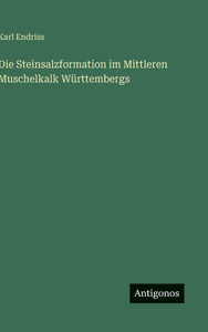 Die Steinsalzformation im Mittleren Muschelkalk WÃ¼rttembergs