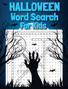 Halloween Word Search for Kids: Word Search Book Activity Book, Halloween Word Searches For Adults Large Print