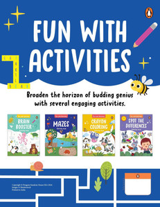 Fun with Activities Pack (4 Books Pack): A Set of 4 Fun and Interactive Activity Books for Preschool Kids, Toddlers Book for 3+ [Penguin Early Learnin