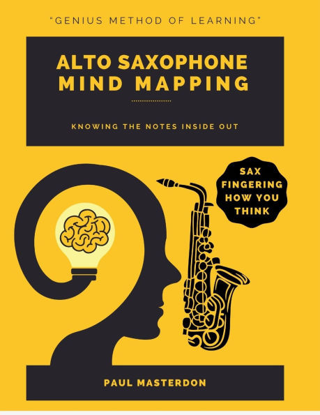 Alto Sax Mind Mapping: A Mnemonically Color-Coded Saxophone Fingering Chart Book: With Unique Player's Eye View