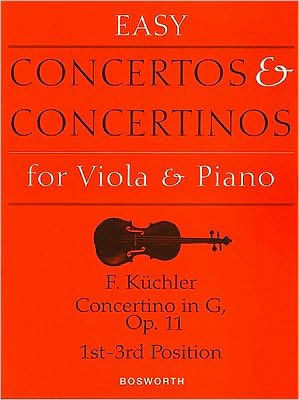 Concertino in G, Op. 11: Easy Concertos and Concertinos Series for Viola and Piano