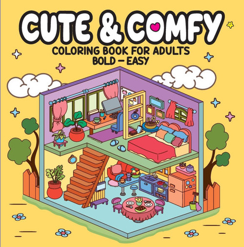 Cute & Comfy - Coloring Book for Adults