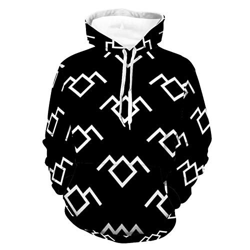 Unisex Women Men Hoodies Long Sleeve Classic Hoodie Pullover Sweatshirt Twin Peaks Owl Pattern Autumn Outfit for Travel Sports