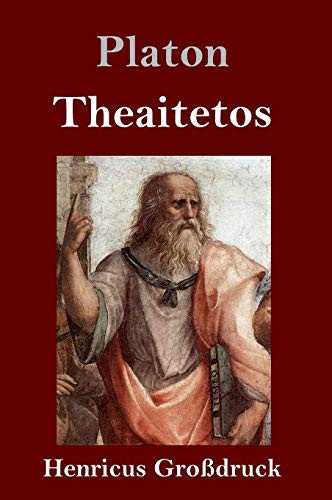 Theaitetos (Großdruck) (German Edition)
