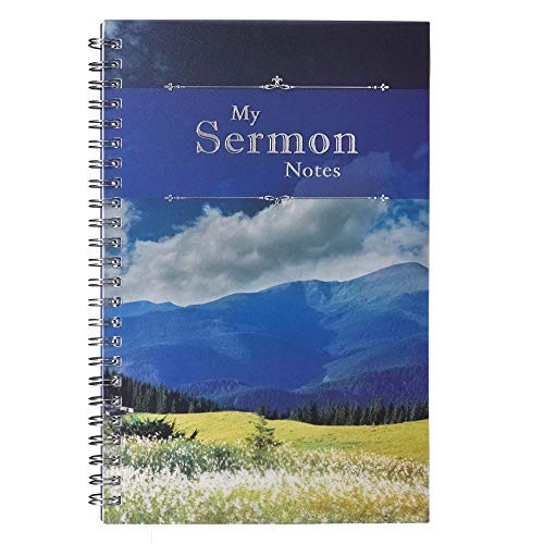 My Sermon Notes Wirebound Notebook with Mountains