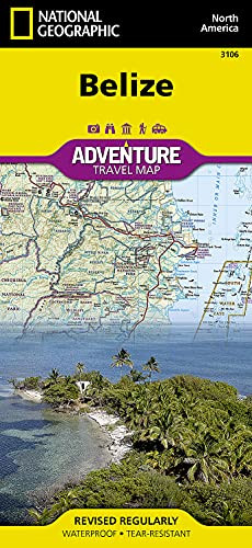 Belize (National Geographic Adventure Map, 3106)