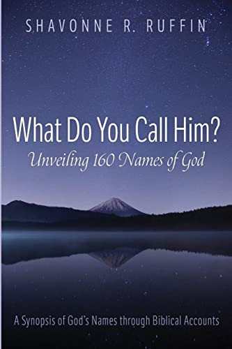What Do You Call Him? Unveiling 160 Names Of God : A Synopsis Of God'S Names Through Biblical Accounts