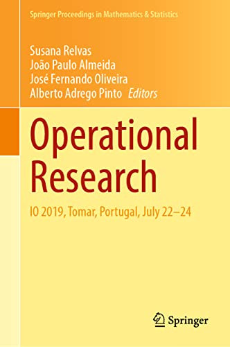 Operational Research : Io 2019, Tomar, Portugal, July 2224