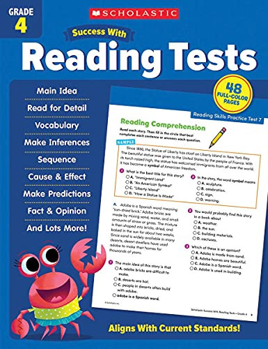 Scholastic Success With Reading Tests Grade 4