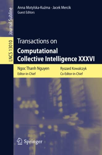 Transactions On Computational Collective Intelligence Xxxvi