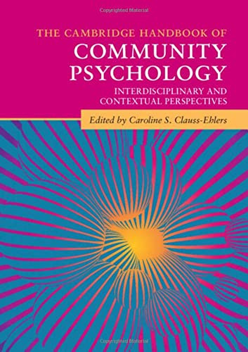 The Cambridge Handbook Of Community Psychology : Interdisciplinary And Contextual Perspectives - 9781108492188