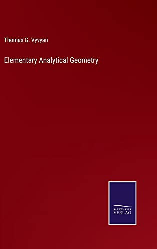 Elementary Analytical Geometry - 9783752572032