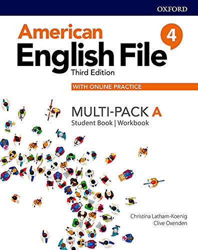 American English File Level 4 Student Book/Workbook Multi-Pack A With Online Practice