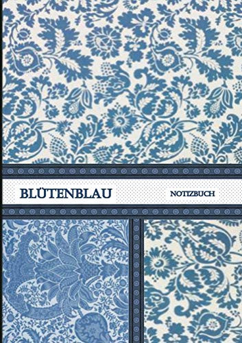 Blütenblau Notizbuch (German Edition)