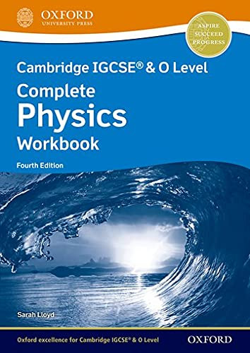 Cambridge Igcse« & O Level Complete Physics Workbook Fourth Edition (Cambridge Igcse (R) & O Level Complete Physics)