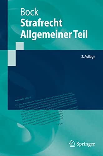 Strafrecht Allgemeiner Teil (Springer-Lehrbuch) (German Edition)