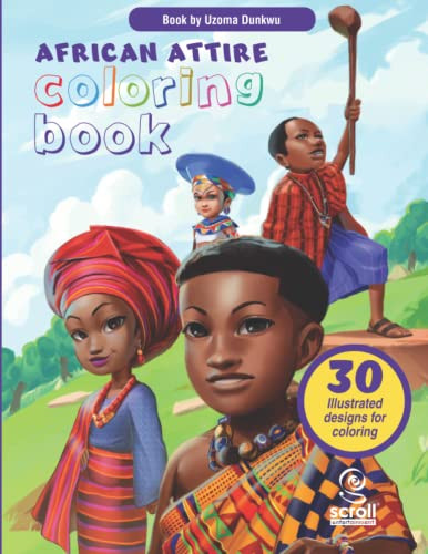 African Attires Coloring Book