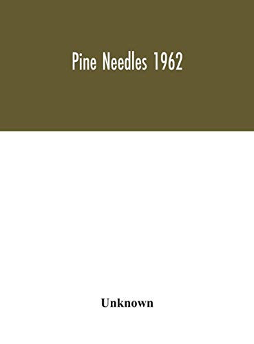 Pine Needles 1962 - Hardcover