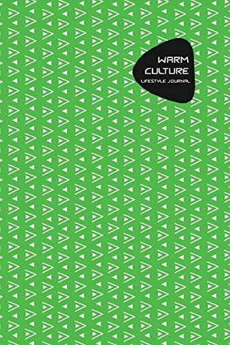 Warm Culture Lifestyle Journal, Creative Write-in Notebook, Dotted Lines, Wide Ruled Medium Size (A5), 6 x 9 In (Green)
