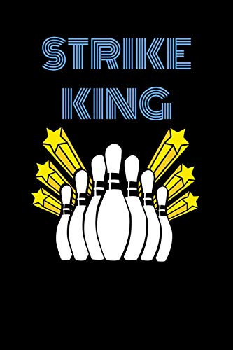 Strike King: Bowling Score Card Book - Bowling Score Keeper - Personal Score Book