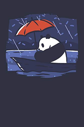 Sad Panda: Graph Paper Notebook, 6X9 Inch, 120 Pages