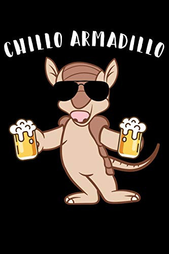Chillo Armadillo: 6X9 120 Pages Quad Ruled | Your Personal Diary For An Awesome Summer