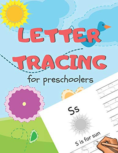 Letter Tracing For Preschoolers: Handwriting Practice Alphabet Workbook For Kids Ages 3-5, Toddlers, Nursery, Kindergartens, Homeschool | Learning To ... | Volume 1 Sun | 8.5 X 11 Inches, 110 Pages