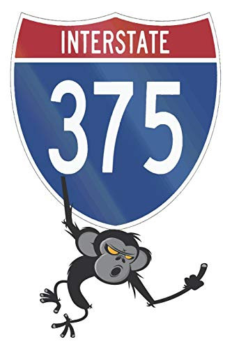 Interstate 375: 6X9 College Ruled Line Paper 150 Pages