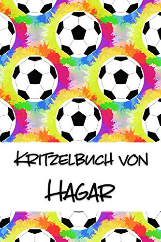 Kritzelbuch Von Hagar: Kritzel- Und Malbuch Mit Leeren Seiten F?r Deinen Personalisierten Vornamen (German Edition)