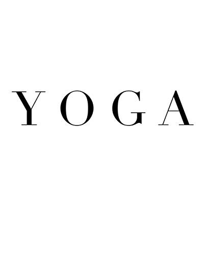 Yoga: A Decorative Book For Coffee Tables, Bookshelves And Interior Design Styling | Stack Deco Books Together To Create A Custom Look (Inspirational Phrases)