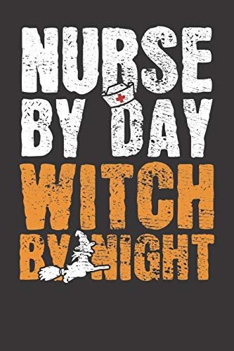 Notebook: Halloween Nurse College Ruled 6X9 120 Pages