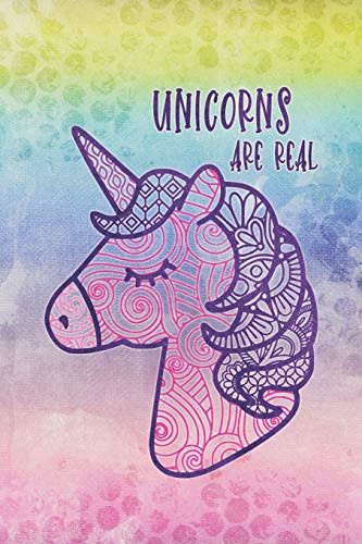 Unicorns Are Real: Wide Ruled 6X9 Notebook For Unicorn Lovers
