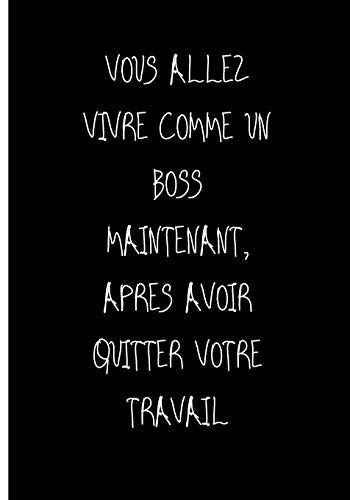 Vous Allez Vivre Comme Un Boss Maintenant, Apres Avoir Quitter Votre Travail: Ne Travailler Plus Pour L'Argent Laisser L'Argent Travailler Pour Vous (Père Riche, Père Pauvre) (French Edition)