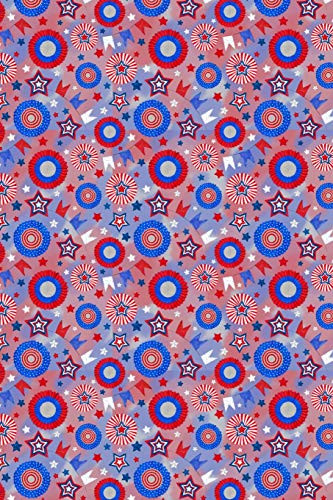 Patriotic Pattern - United States Of America 157: Graph Paper 5X5 Notebook For Patriots And Locals