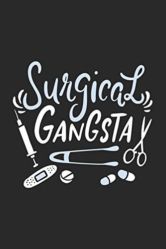 Surgical Gangsta: 120 Pages I 6X9 I Graph Paper 5X5