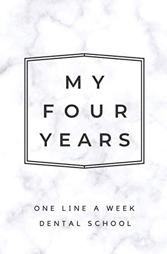 My Four Years: One Line A Week Dental School: Marble Dental School Memory Book