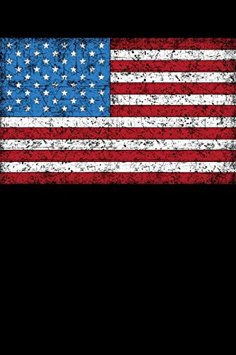 American Flag Notebook: Usa Patriotic Composition Note Book For Men, Women, Kids - Us Red White And Blue - 9781086443189