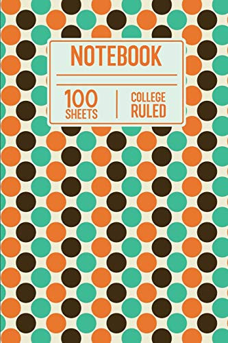 Notebook 100 Sheets College Ruled: 100 Page College Ruled Notebook For Note Taking Or Doodling In Class - 9781089733317