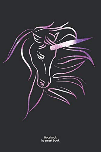 Notebook: Unicorn Notebook 100 Pages With Lines, White Paper 6X9Inches, Matte Softcover, (Great As Notebook, Recipe Book, Songbook, Diary,) - 9781091935518