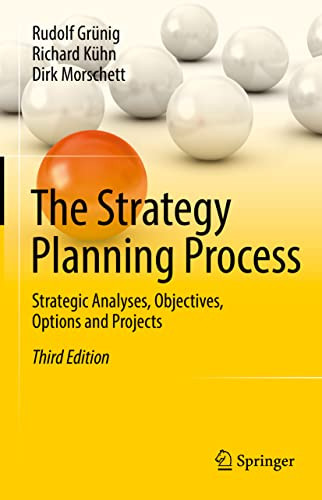 The Strategy Planning Process: Strategic Analyses, Objectives, Options And Projects