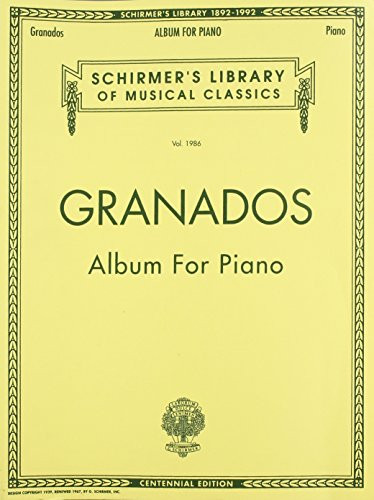 Album for Piano: Schirmer Library of Classics Volume 1986 Piano Solo (Schirmer's Library of Musical Classics)