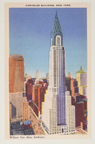 Vintage Journal Chrysler Building New York (Pocket Sized - Found Image Press Journals)