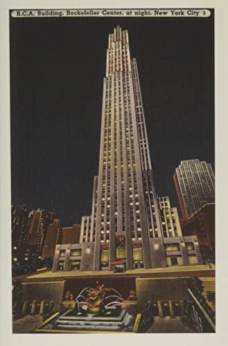 Vintage Journal Rca Building, Rockefeller Center, New York City (Pocket Sized - Found Image Press Journals)